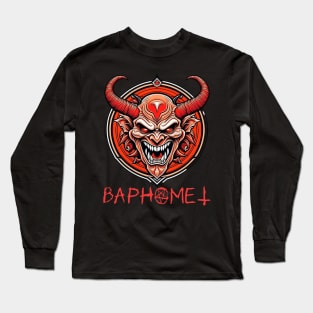 Baphomet Demon - satanic Long Sleeve T-Shirt